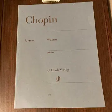 악보 쇼팽 왈츠집 헨레판