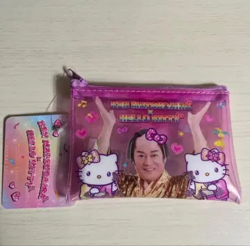[미사용 새상품] 헬로키티 마츠켄 삼바 클리어 파우치