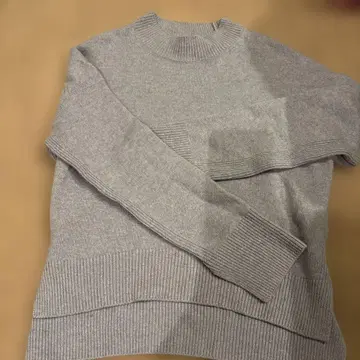 MACPHEE 그레이 긴팔 니트 스웨터