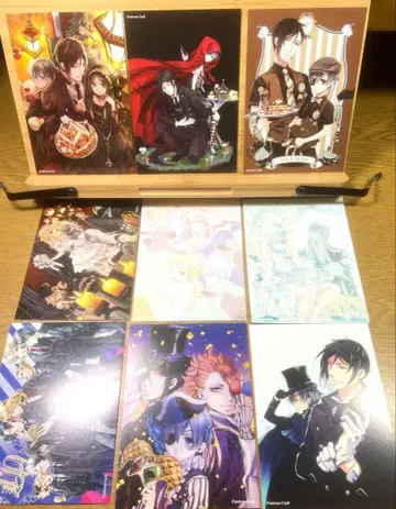 팬텀 카페 엽서 블랙 집사