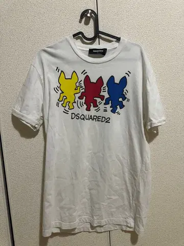 DSQUARED2 키스 해링 T셔츠 L