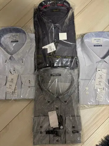 DRIHICA 슈퍼 논아이론 화이트 셔츠 세트