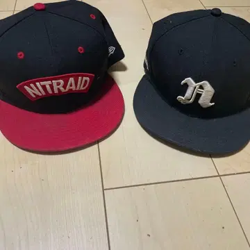 NITRAID 야구 모자 2세트