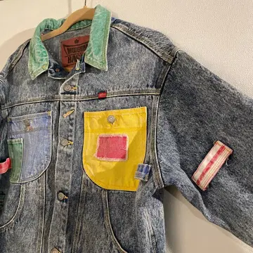 워시 데님 자켓