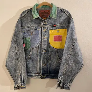 워시 데님 자켓