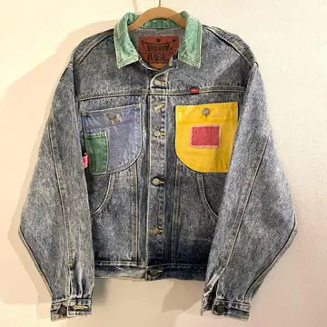 워시 데님 자켓