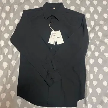 MUJI Labo 레귤러 카라 셔츠 S 블랙