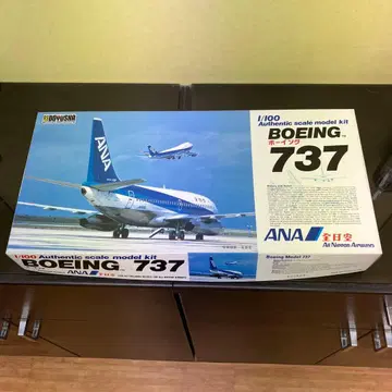 [ 레어 ] ANA Boeing 737 1/100 모형 키트