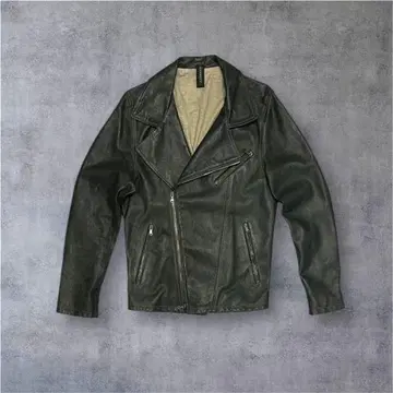 이탈리아제 GARRETT 더블 라이더 가죽 자켓