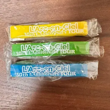 라르 복권 러버 밴드 3개 세트 30주년 TOUR