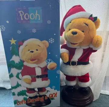 레트로 새상품급 댄싱 산타 곰돌이 푸