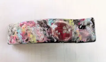 헤어 클립 머리핀 반짝반짝 라메 핸드메이드