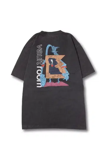 VAULTROOM ASCII TEE / CHARCOAL XL 사이즈
