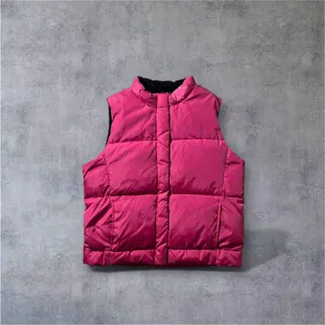 00s GAP 다운 베스트 안감 플리스 핑크 M