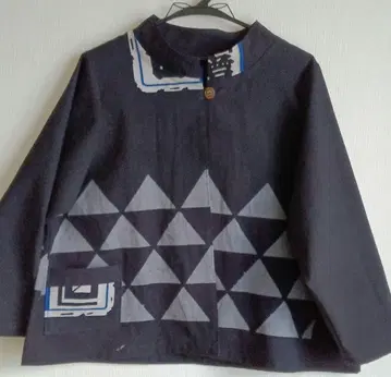 빈티지 원단 리메이크 반텐 재킷