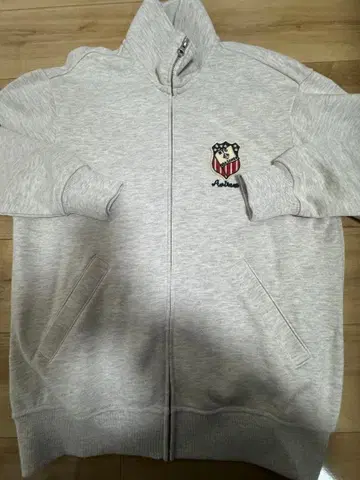 AVIREX 그레이 후드티 L 사이즈