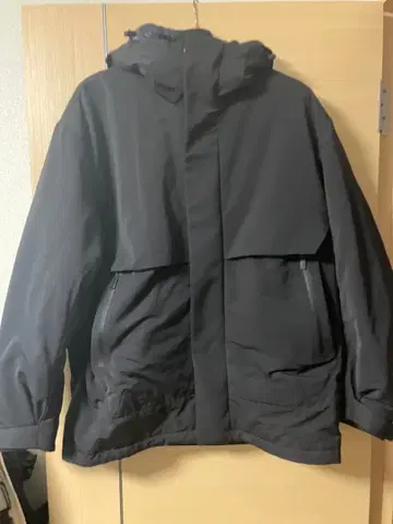 +J 하이브리드 오버 사이즈 다운 후드티 2024AW L 사이즈 블랙