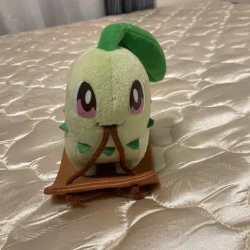 포켓몬 포켓몬스터 치코리타 눈놀이 봉제 인형 썰매 레트로