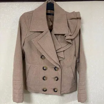 Adonisis 베이지 더블 브레스트 자켓