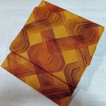 순수 실크 짜임 나고야 오비(약 24cm)