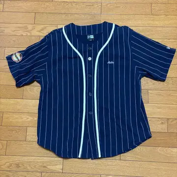 NEWERA 베이스볼 셔츠 네이비 컬러