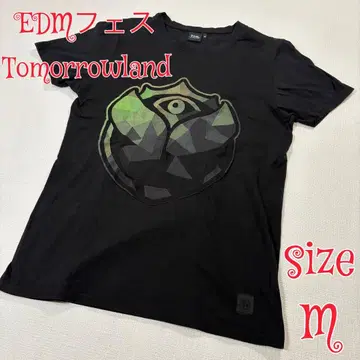 EDM 페스티벌 Tomorrowland 티셔츠 블랙 M