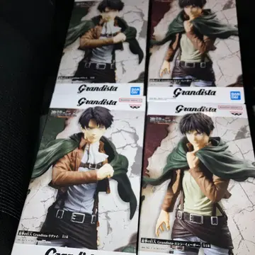 진격의 거인 Grandista 피규어 리바이 엘렌 2종 4개