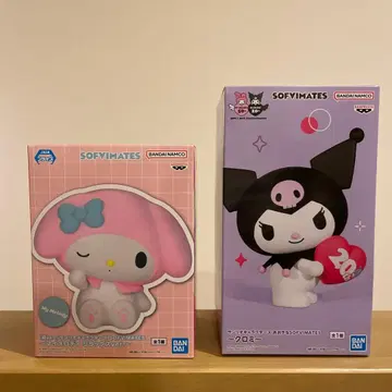 SOFVIMATES 마이멜로디 & 쿠로미 피규어 세트