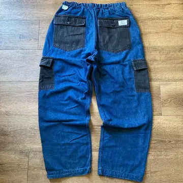 FREAK'S STORE 별주 GUNG HO 패치워크 데님 카고 팬츠