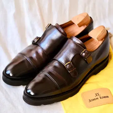 JOHN LOBB 존 롭 더블 몽크 스트랩 WILLIAM 브라운 7E