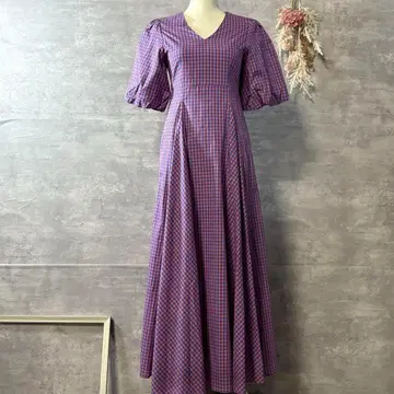 새상품 BANNER BARRETT 체크 맥시 원피스 36 사이즈