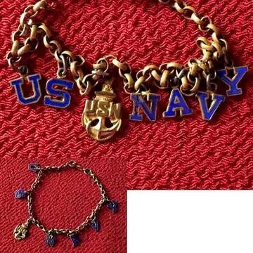 [ 최종 가격 ] [ 1940년대경 ] USN 미국 해군 밀리터리 팔찌