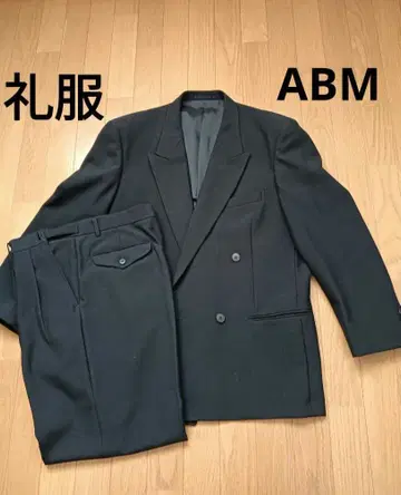 블랙 포멀 수트 더블 브레스트 ABM