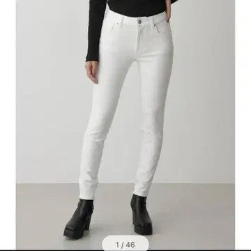 azul by moussy AZUL 화이트 스키니