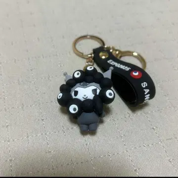 블랙 미야쿠미야쿠 산리오 쿠로미 키링 블랙