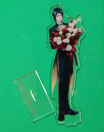 블랙 시추 집사 아크릴 스탠드 세바스찬