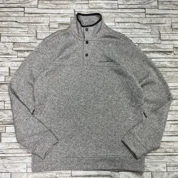 에디 바우어 플리스 스냅T 화이트 그레이 아웃도어