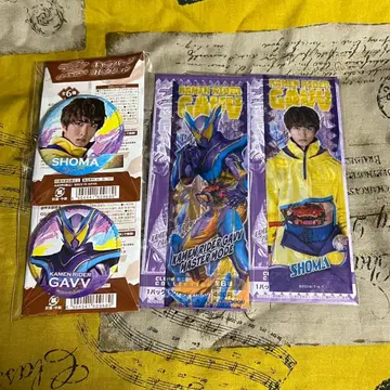 가면라이더 가브 쇼마 V 시네마틱 캐릭터 배지 클리어 책갈피 4종 세트