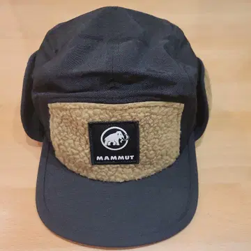 MAMMUT 귀도리 포함 캡 블랙/베이지 S/M