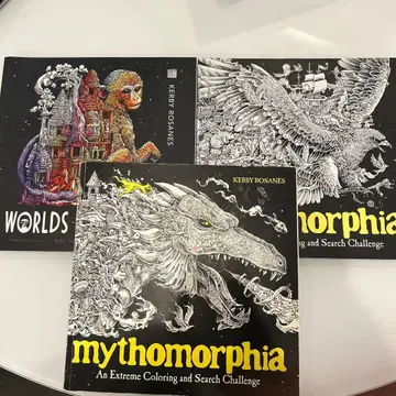 커비 로자네스 컬러링북 3권 세트