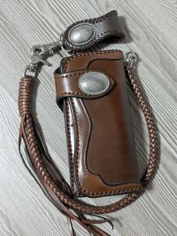 천연 가죽 장지갑 디즈아트 DAYS ART 롱 월렛 바이커즈 월렛