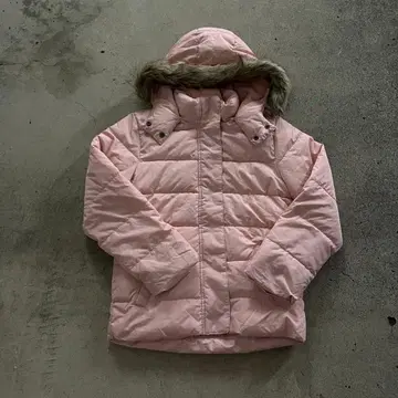 Gap 핑크 다운 자켓 짧은 기장 y2k 퍼 헤이세이 갸루