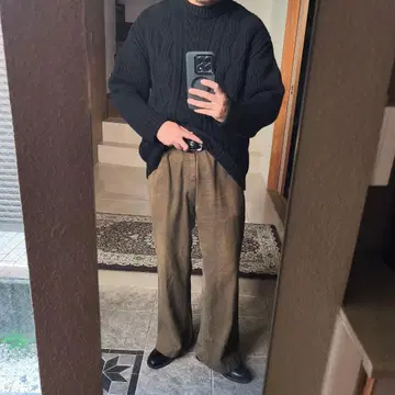 70s 플레어 팬츠 브라운 TALON