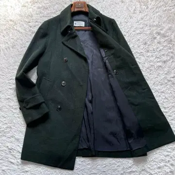 새상품급 캐시미어 혼방 투모로우랜드 필그림 더블 체스터 코트 48