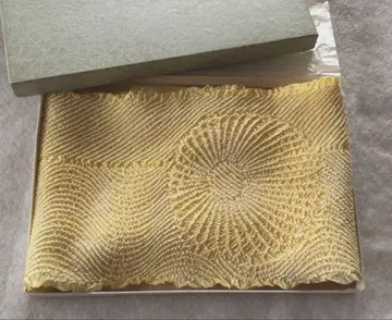 [미사용품] 순수 실크 오비 장식 천 패턴 조임 국화 패턴 조임