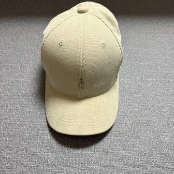 베이지 코듀로이 6패널 캡