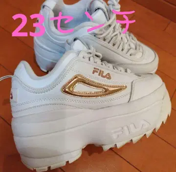 휠라 스니커즈 23 한정판 디스럽터 2 웨지 프리미엄 초통굽