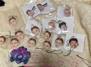 얼굴 아크릴 키링 현석 아크릴 키링 팝업 가챠 캡슐 토이