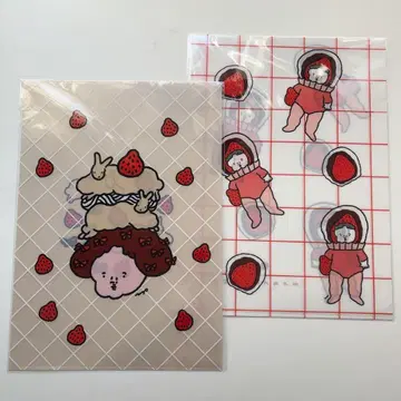 나가키 파마 이벤트 한정판 클리어 파일 문구 2개 세트