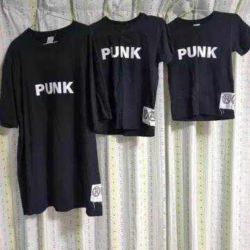 레디오츠 PUNK HAIR 티셔츠 블랙 XXL 140cm 130cm 3장